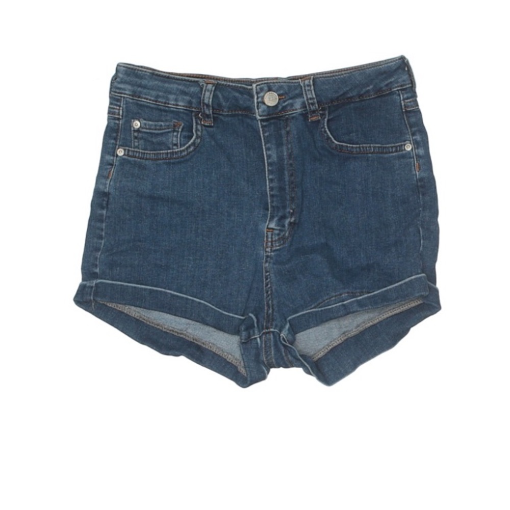 Pull&Bear High-Waisted Denim Shorts